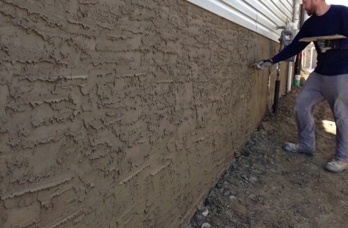 Parging (Stucco Finish)